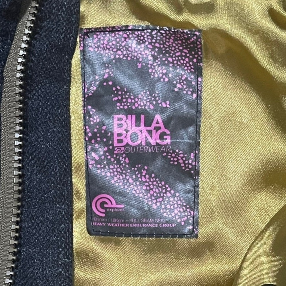 Billabong‎ Jacket Womens Medium Gray Tara Dakides Hooded Ski Snowboard Outerwear - Picture 5 of 12